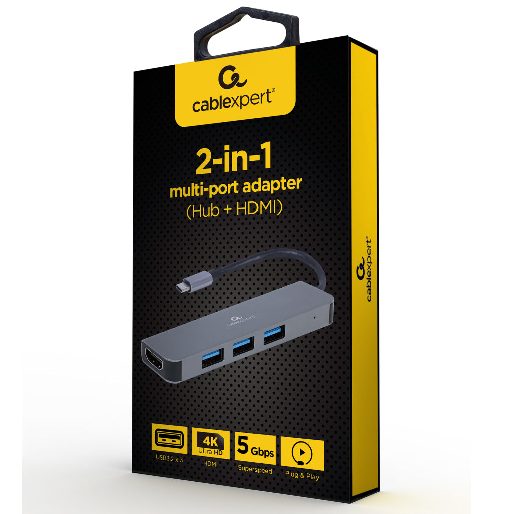 Cablexpert Gmb USB-C Multi-port 2-in-1 Adapter