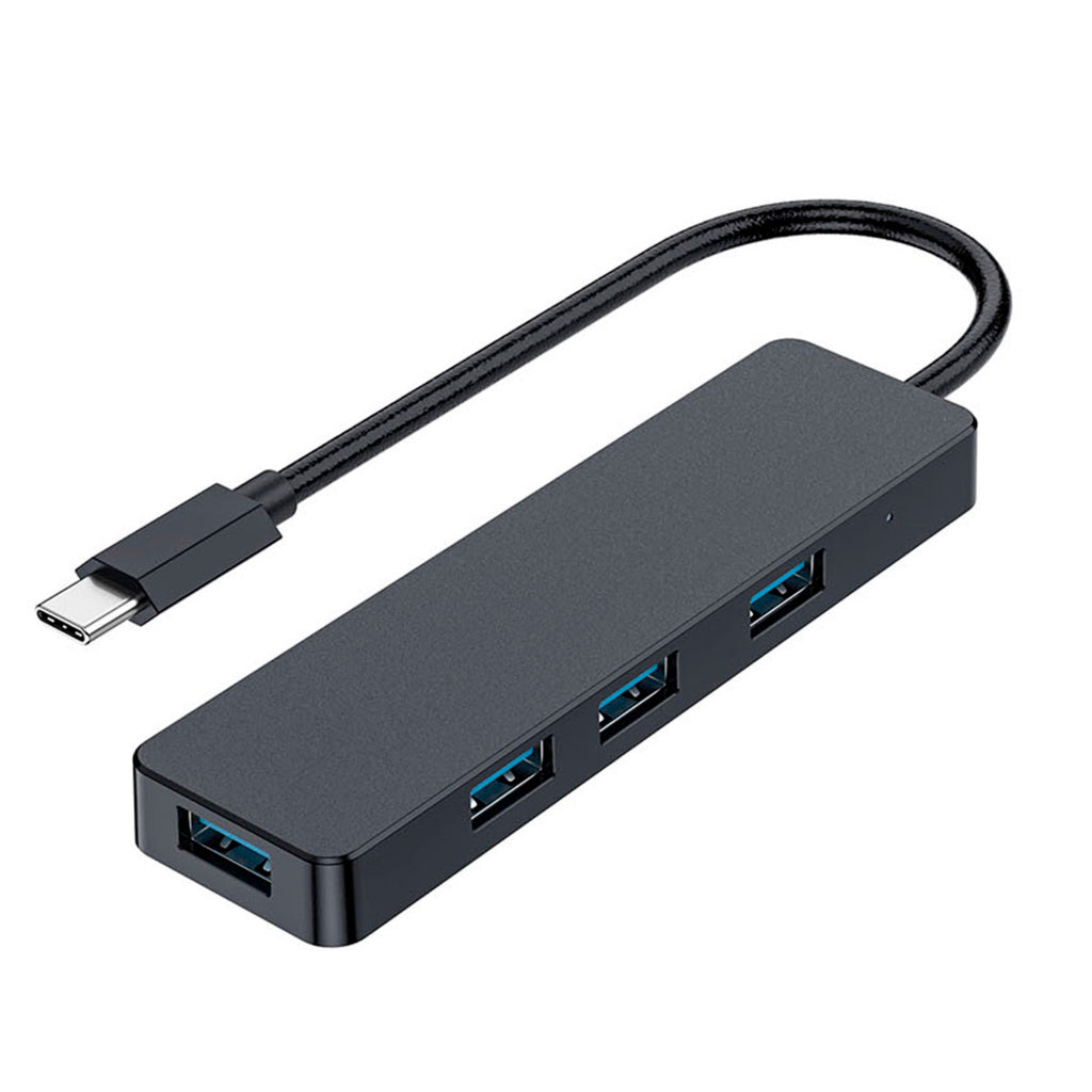 Gembird Gmb Hub USB-C 4-Port U3P4-01 - Black