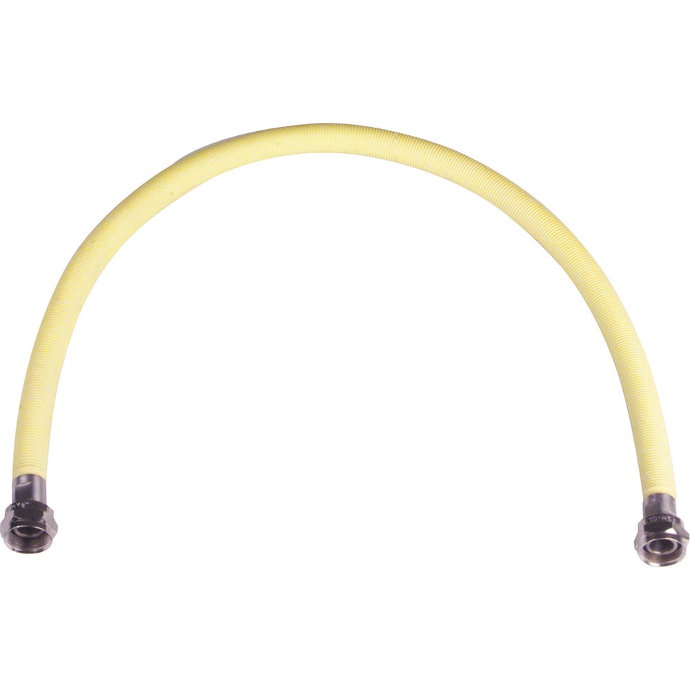 Basic Gas Hose 80 cm Stainless Steel Flexible - M24x1.5 Connection