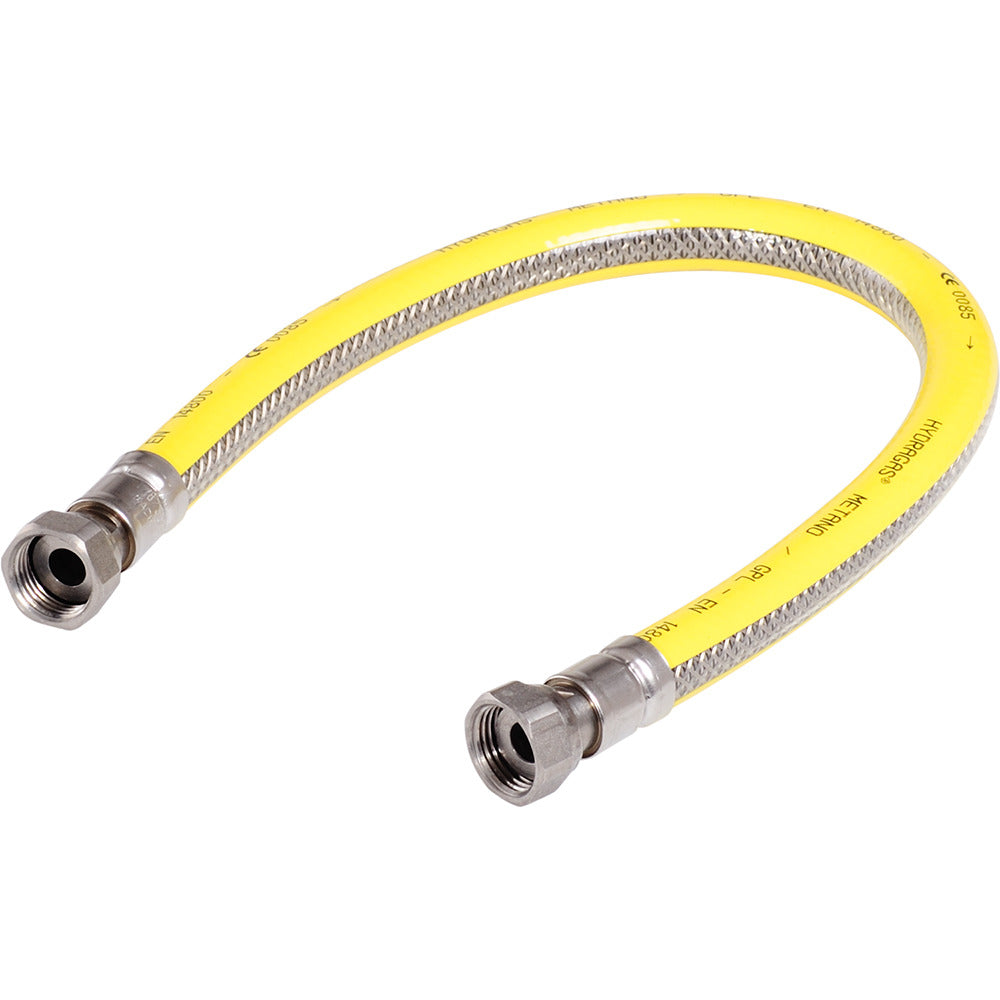 Raminex Gas Hose 125 cm RVS-flex-pvc 1/2 inch