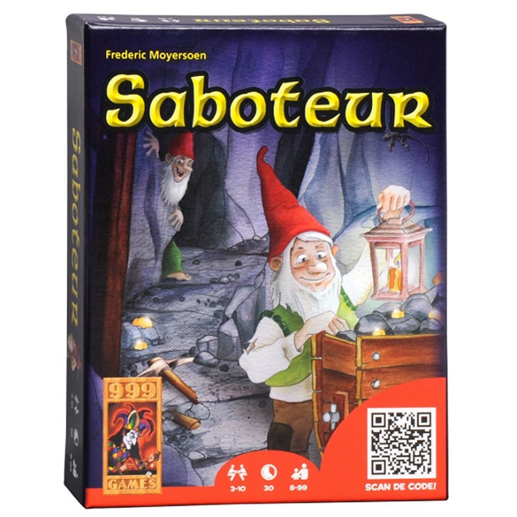 999 Games Saboteur - Role-Playing Card Game for 3 to 10 Players - Ages 8+