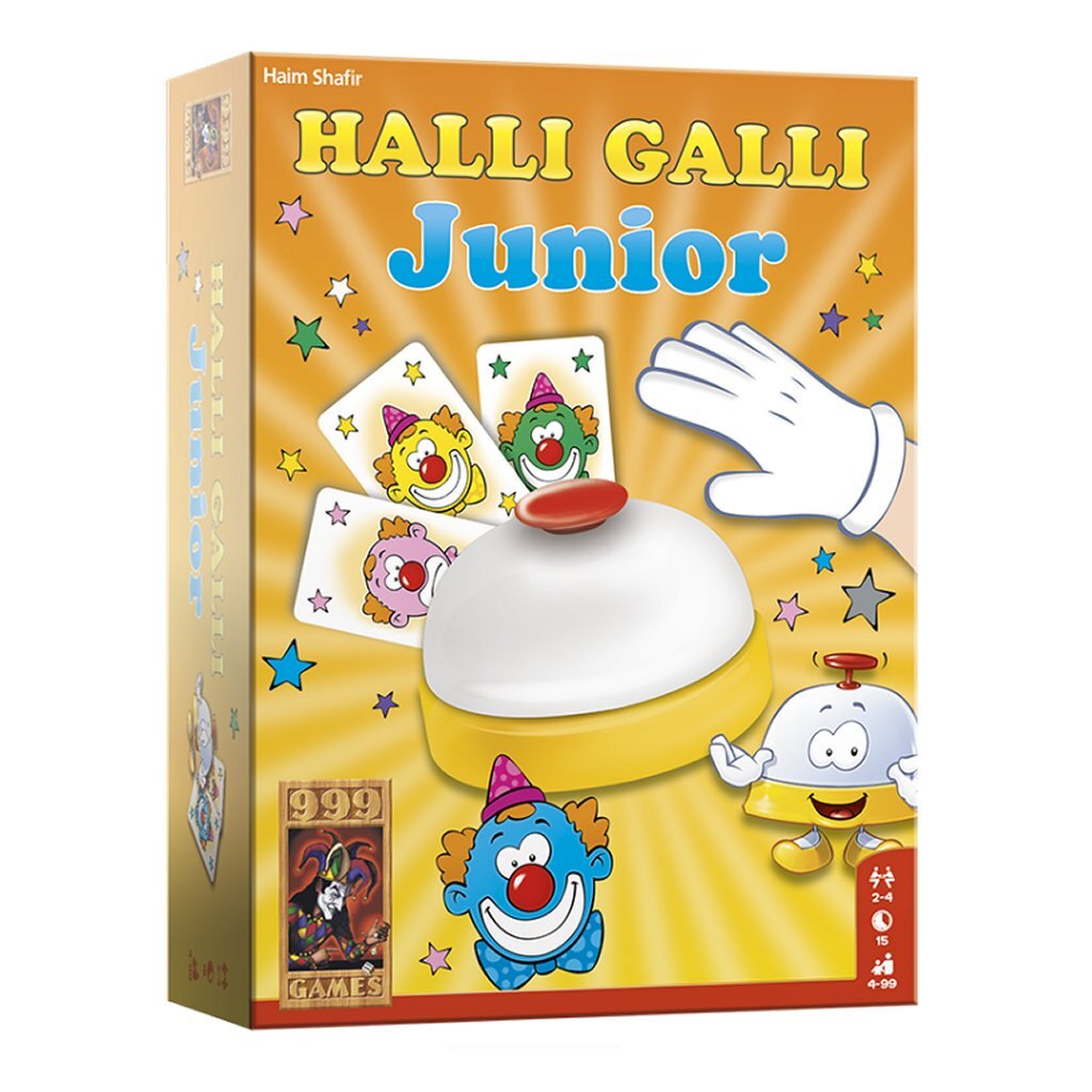 999 Games Halli Galli Junior - Fun Clown Card Game for Kids