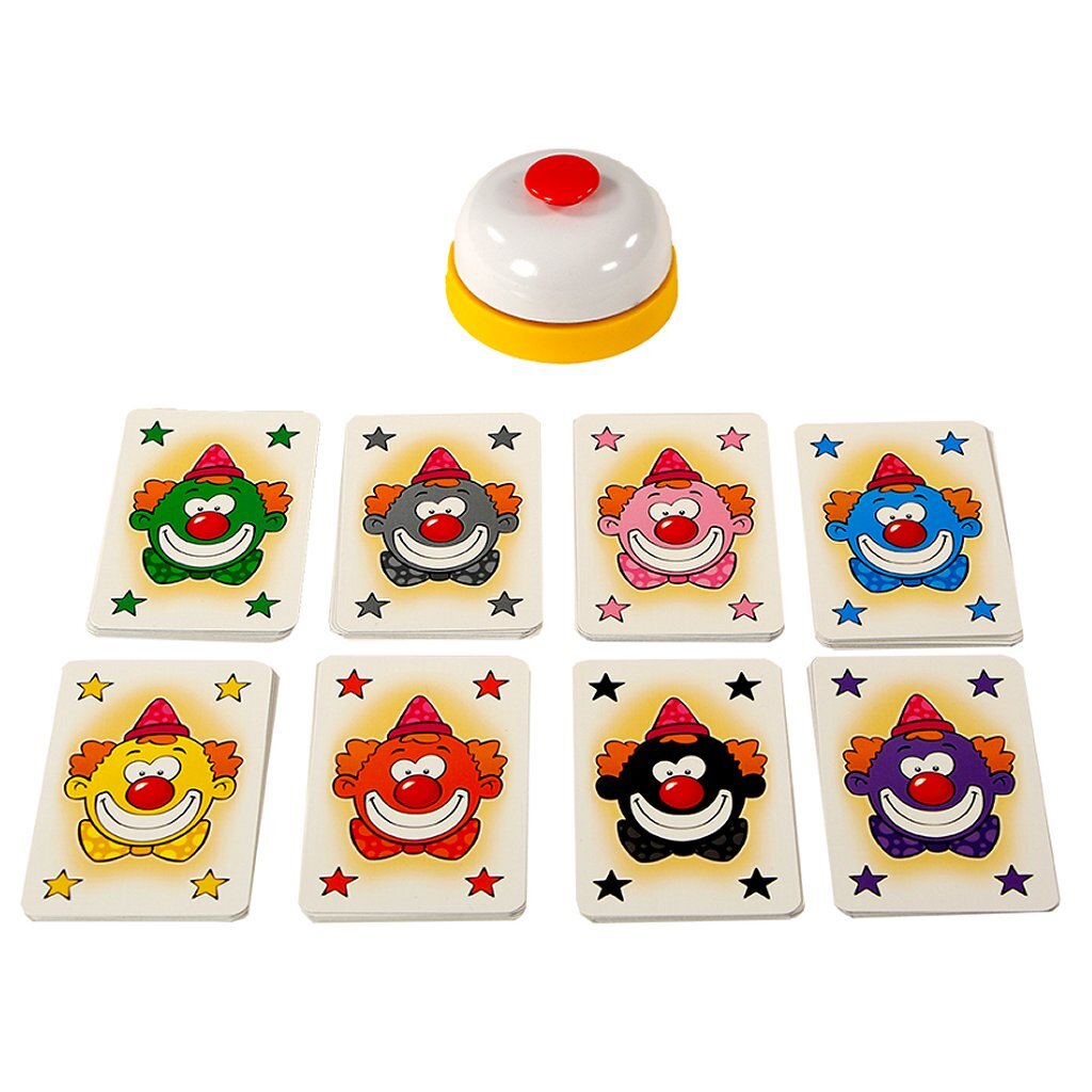 999 Games Halli Galli Junior - Fun Clown Card Game for Kids