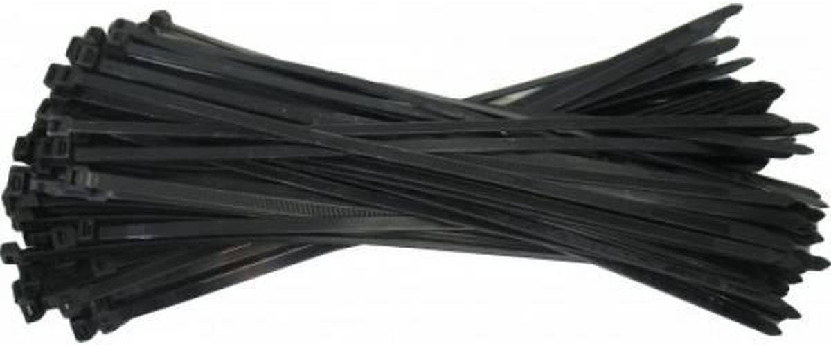 WKK 110297071 110297071 Kabelbinder 540 mm 7.60 mm Schwarz UV-stabilisiert 100 St. (110297071) afbeelding 1