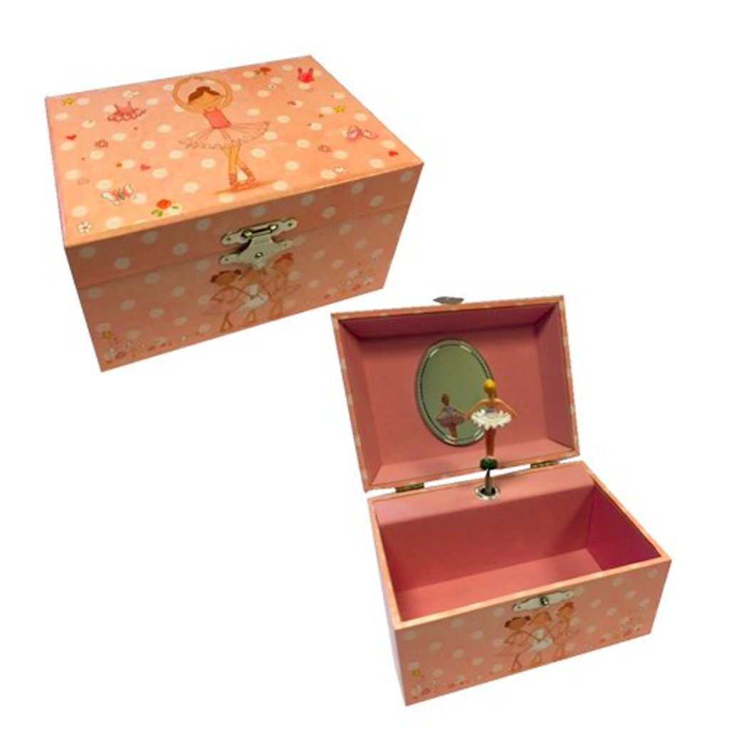 Simply for Kids Jewelry Box with Music and Ballerina Polkadot
