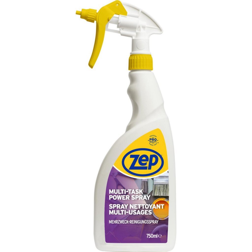Zep Multi Task Power Spray 750 ml - Removes Glue, Paint, Grease - Ready-to-Use