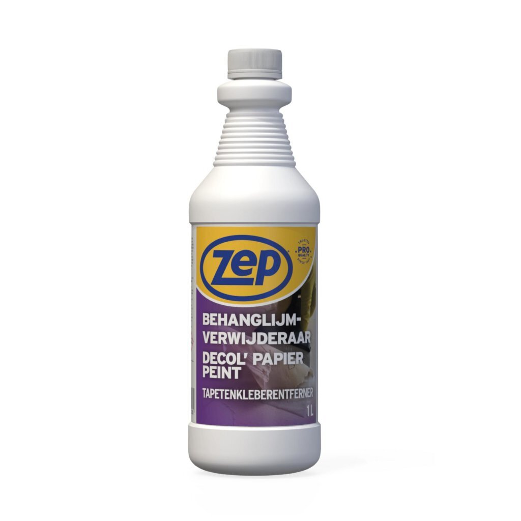 Zep Wallpaper Glue Remover 1 L - Quickly Dissolves Wallpaper Paste