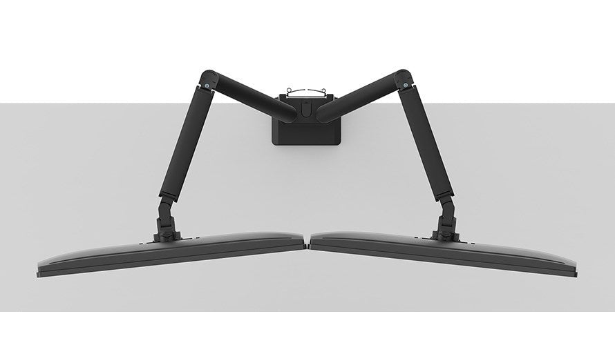 Neomounts NEXT Slim DS70-250BL2 - Befestigungskit (Gelenkarm) - Voll beweglich - für 2 Monitore - Aluminium - Schwarz - Bildschirmgröße: 43,2-81,3 cm (17"-32") - Tischmontage (DS70-250BL2) afbeelding 6