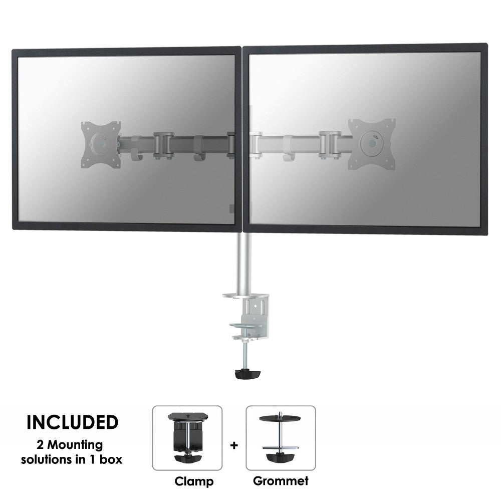 Newstar Desk Mount for Flatscreen Silver NM-D135DSILVER