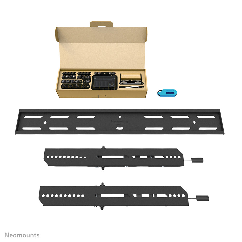 Neomounts WL30S-850BL16 Flat Wall Mount for Screens up to 82 Inches Black