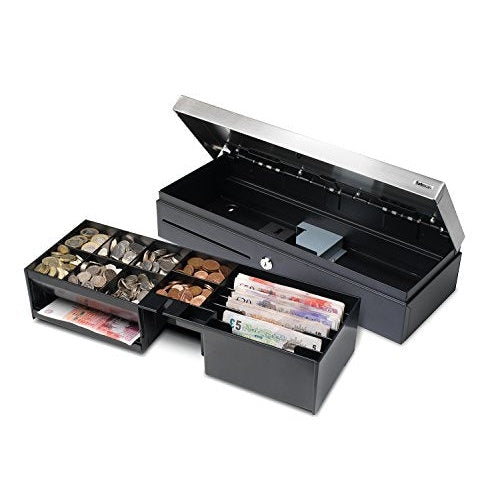 Safescan SD-4617S - Cash Drawer - Schwarz, Silber (132-0434) afbeelding 4
