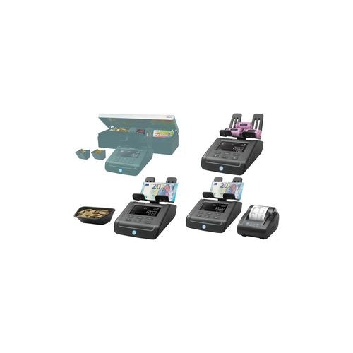 Safescan 6165 G3 Universal-Zählmaschine Schwarz (131-0700) afbeelding 1