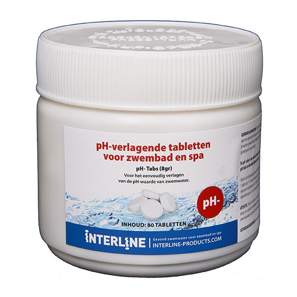 Interline pH-Minus Tablets 80 Pieces
