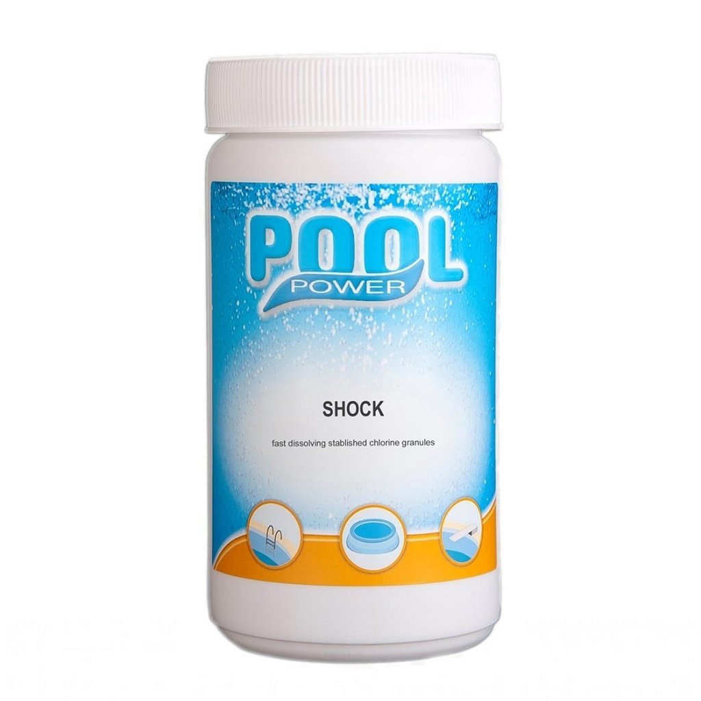 Pool Power Shock Flacon 1 KG - Fast-Dissolving Chlorine Granules