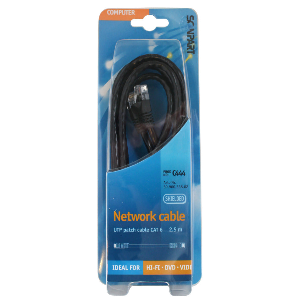 Scanpart C444 Network Cable UTP CAT6 2.5 m