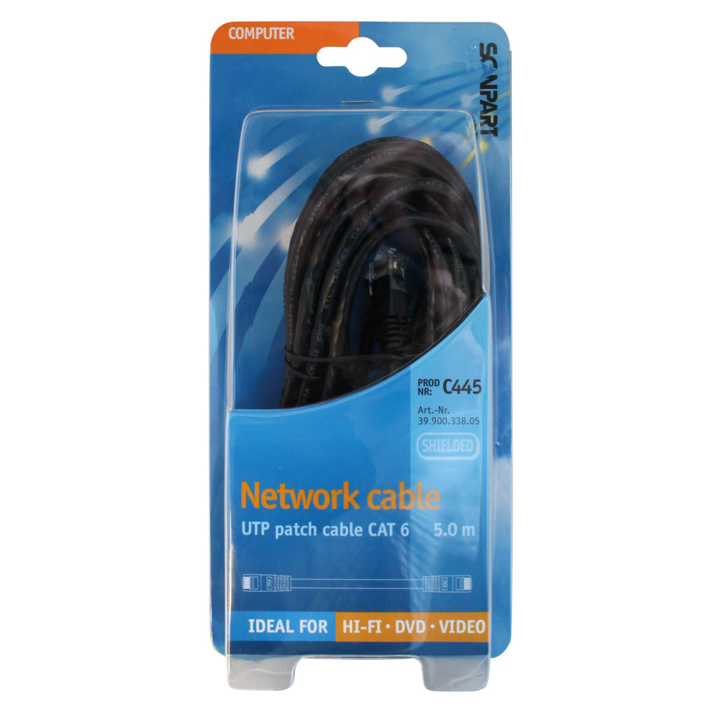 Scanpart C445 Network Cable Cat5e UTP 5.0 m