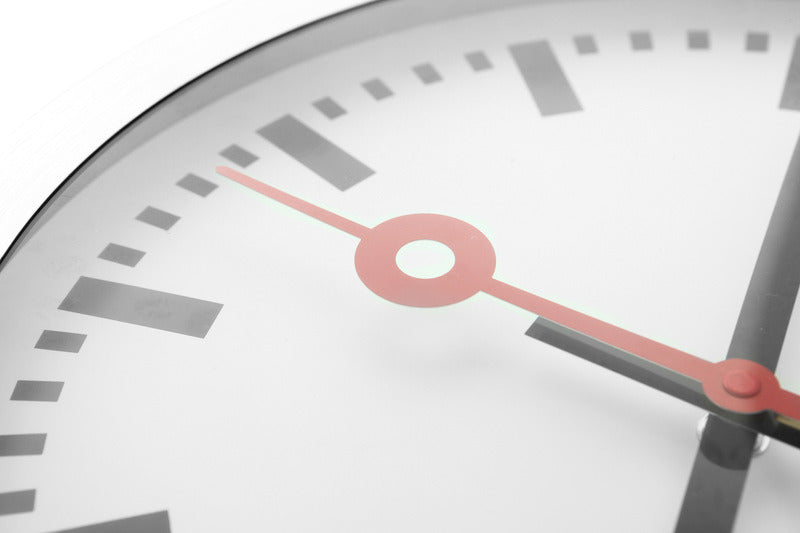 NeXtime NE-3998ST Wall Clock Dia. 19 Cm, Brushed Aluminium, 'Station'