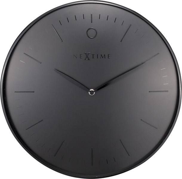 NeXtime NE-3235ZW Glamour Wall Clock Ø40 Metal Black
