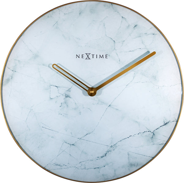NeXtime Wall Clock 40 cm Marble NE-8189WI