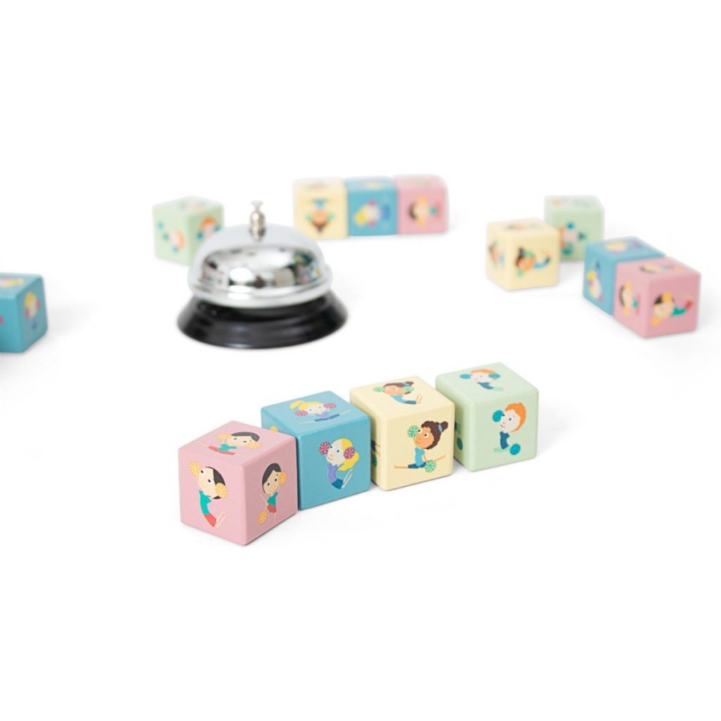 BS Toys Speedy Cubes - Wooden Puzzle Game - Fast Cube Rotation Challenge