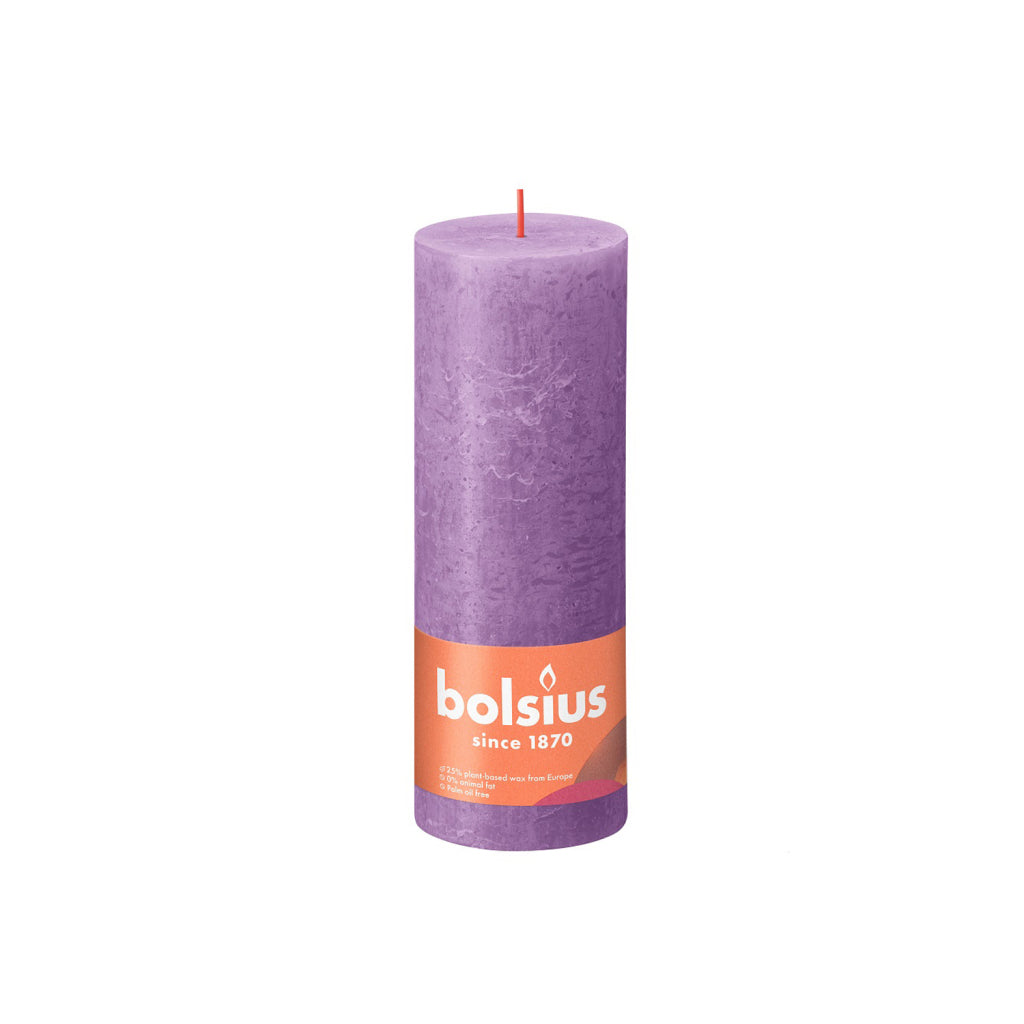 Bolsius Candle 19x6.8 cm Purple