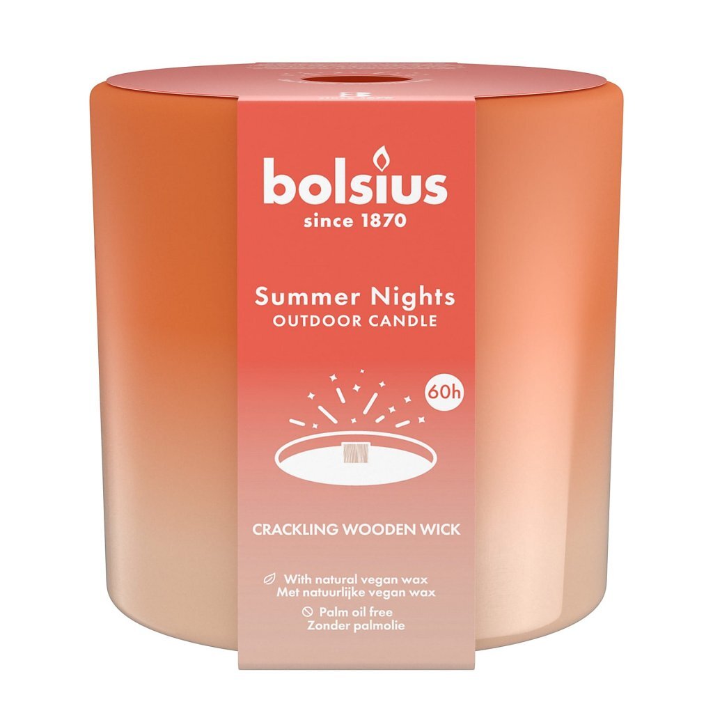 Bolsius Summer Nights Outdoor Candle Ivory