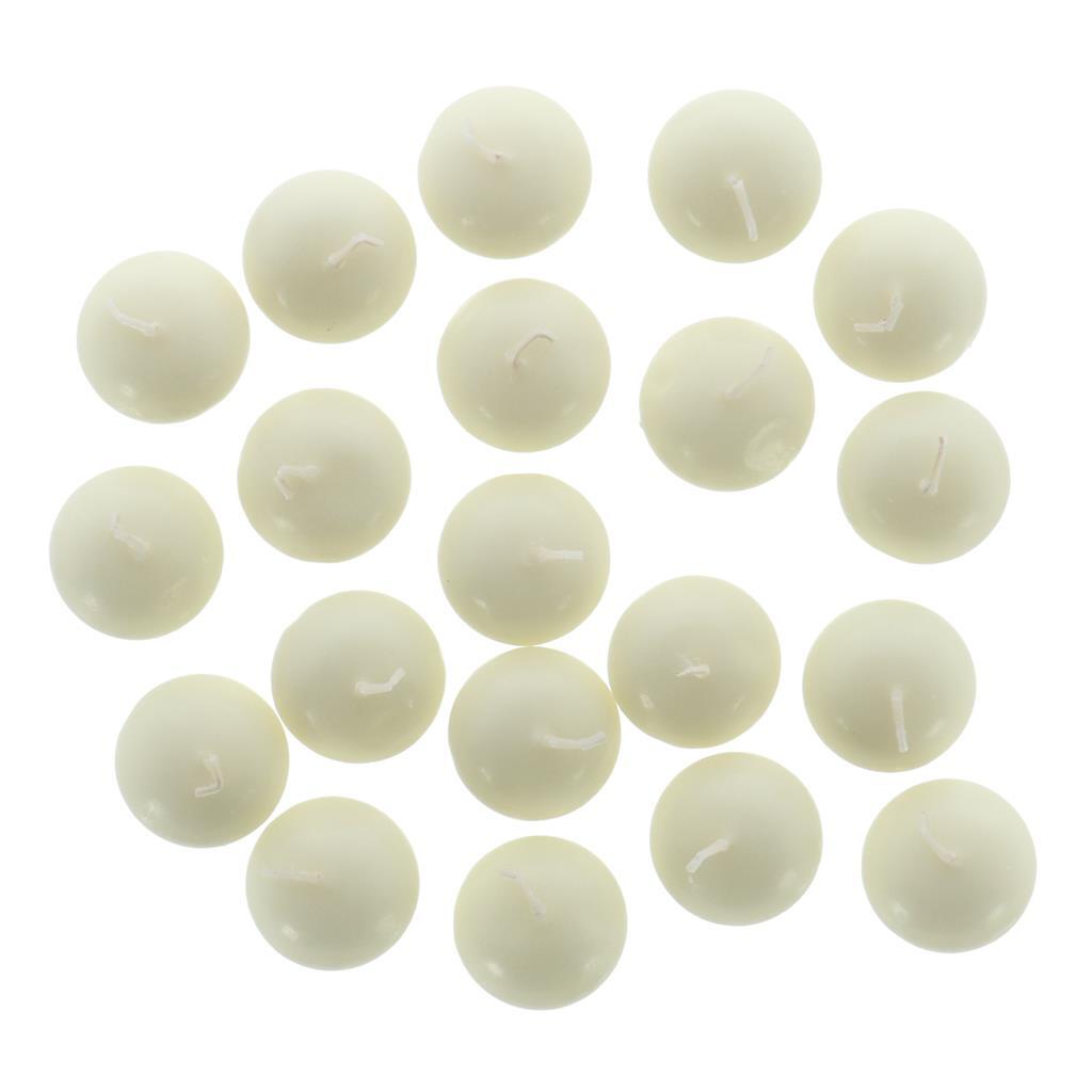Bolsius Floating Candles 20 Pieces White