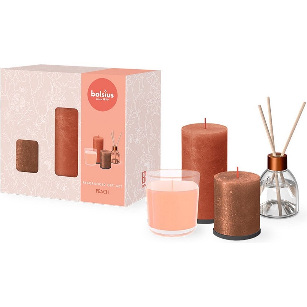 Bolsius Gift Set Juicy Bliss Peach 6-piece
