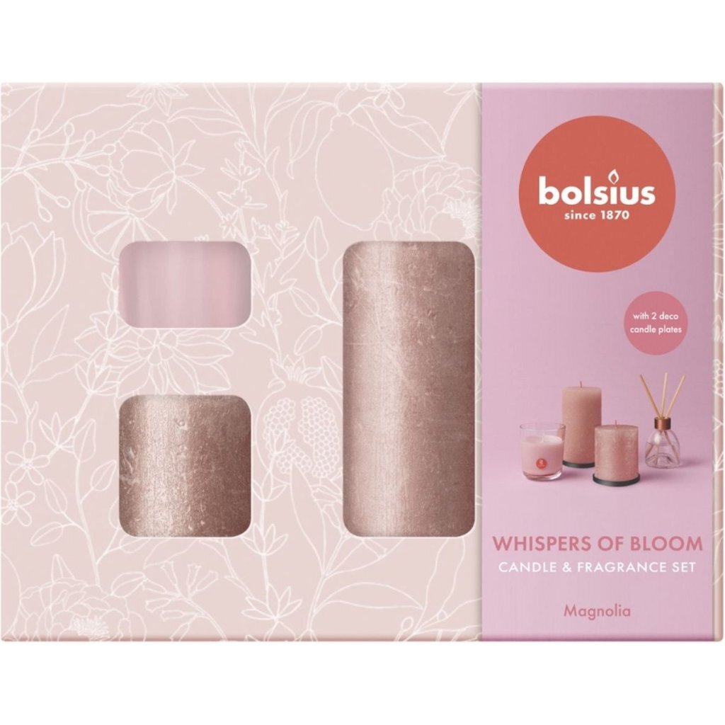 Bolsius Giftset Whispers of Bloom Magnolia 6-piece 6-delig