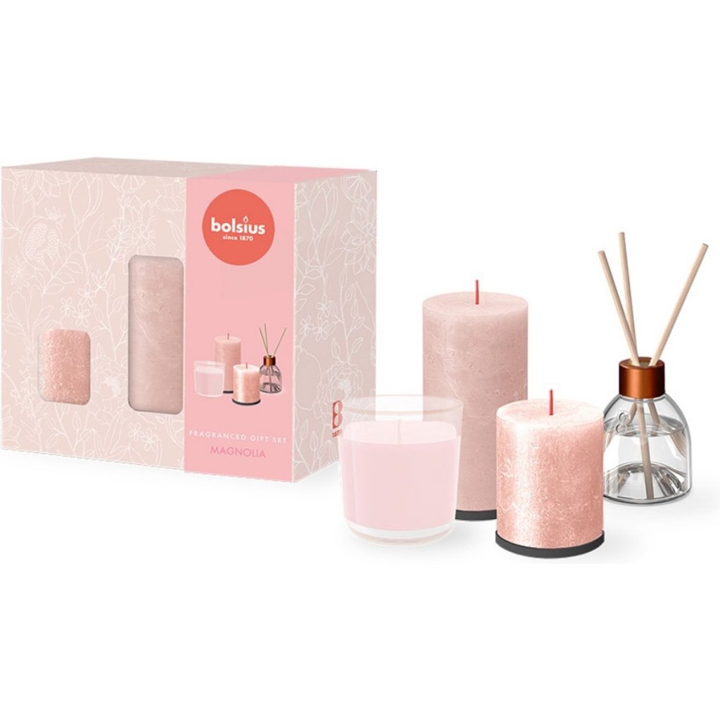 Bolsius Giftset Whispers of Bloom Magnolia 6-piece 6-delig