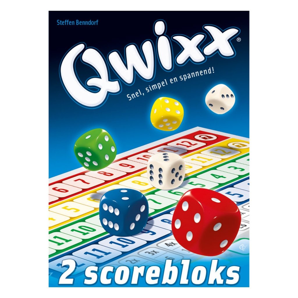 White Goblin Games Qwixx Scorebloks 2 Pieces