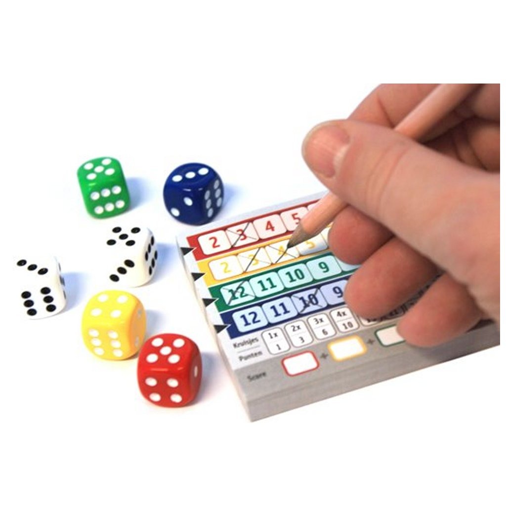 White Goblin Games Qwixx - Exciting Dice Game for 2-5 Players