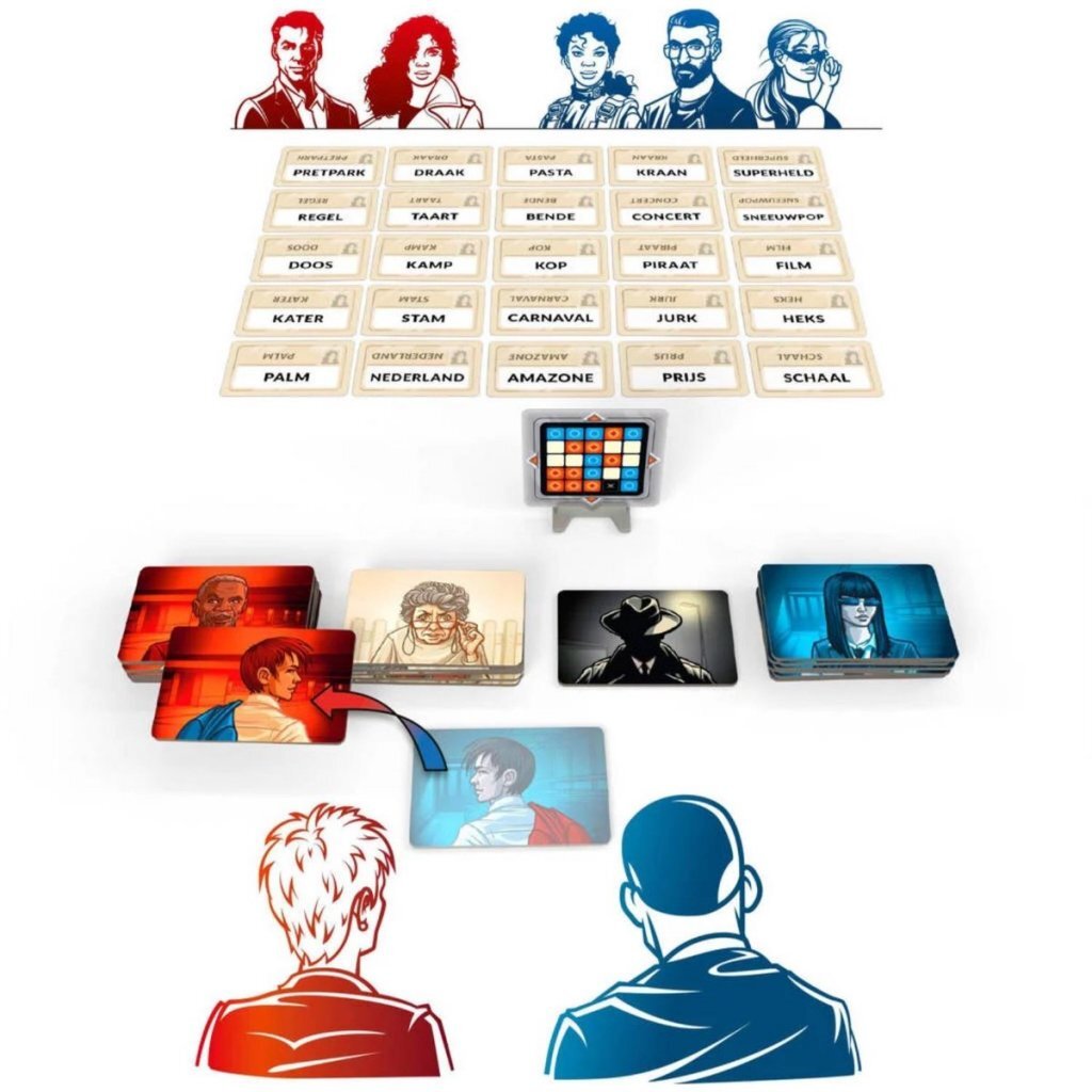 White Goblin Games Codenames Party Game for 2-8 Players, Ages 14+, 400 Words