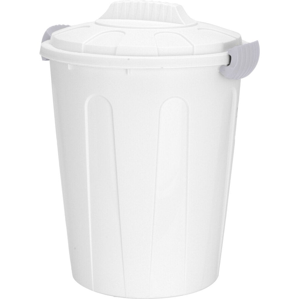 Maxibin Waste Bin 23 L White - 30 x 50 cm