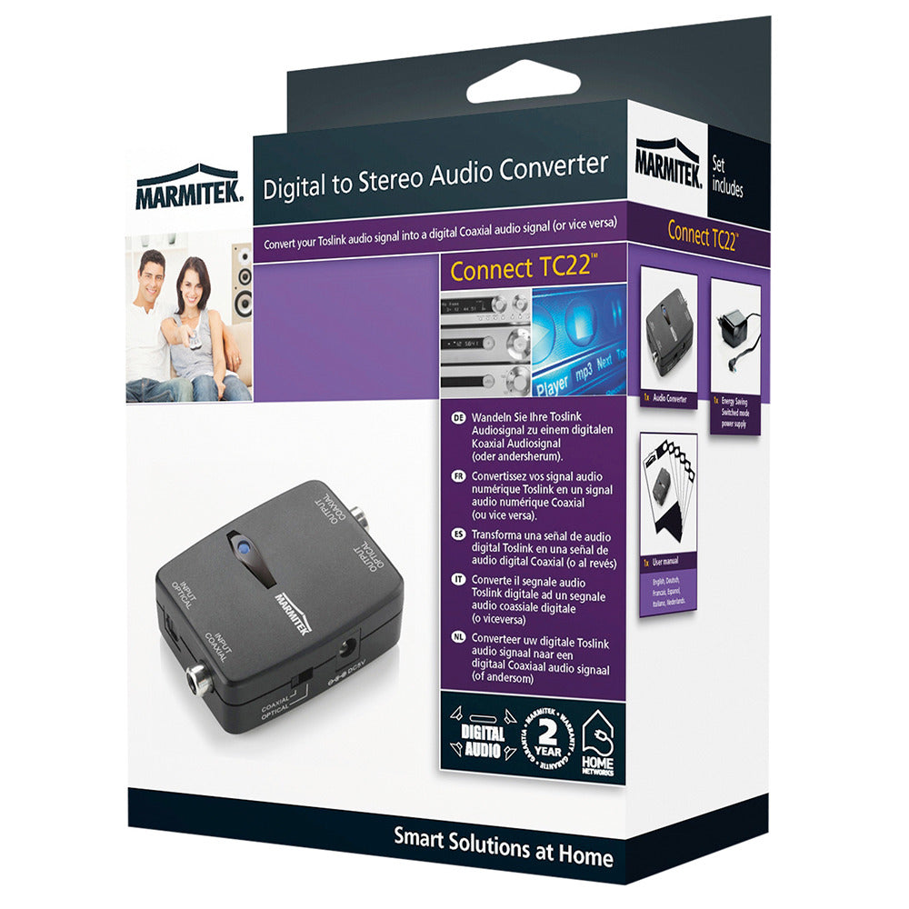 Marmitek Connect TC22 Audio Converter Toslink/Coaxial