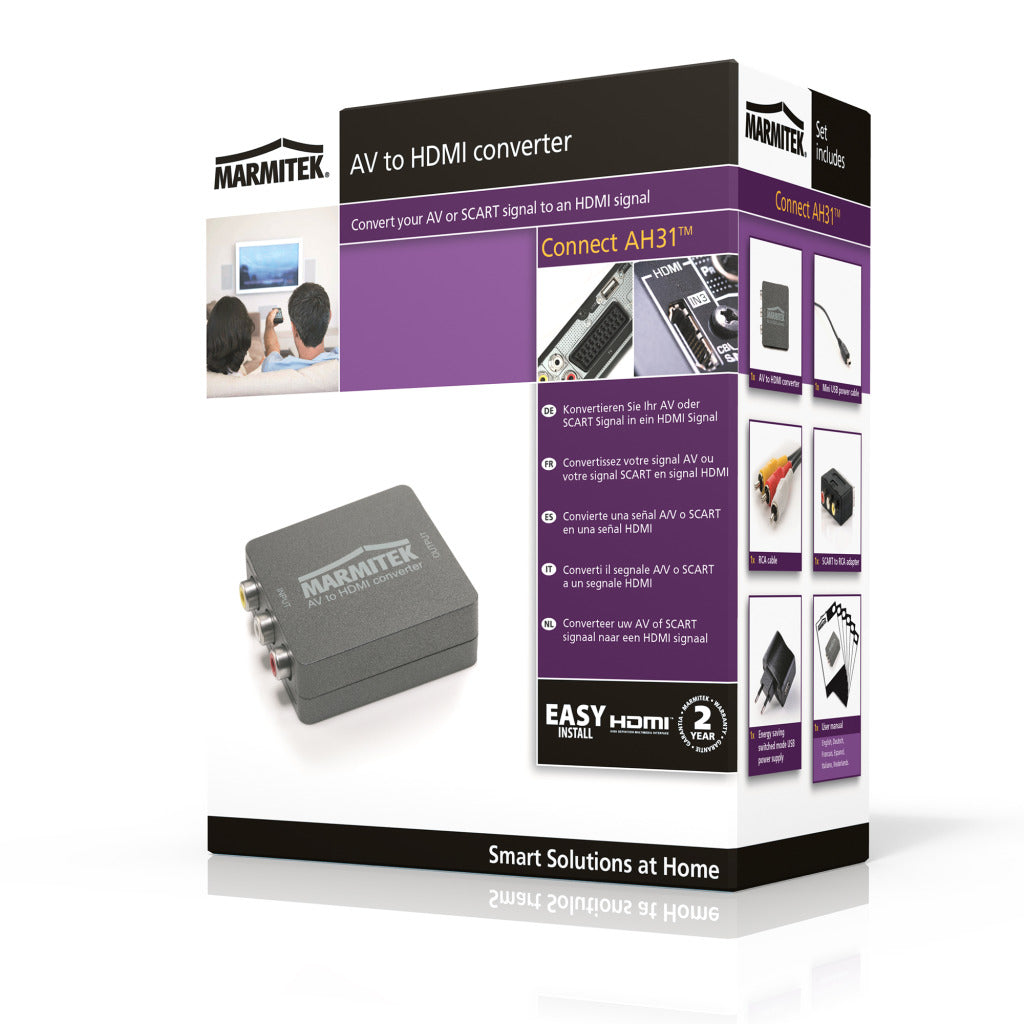 Marmitek Connect Ah31 RCA/Scart to HDMI Converter