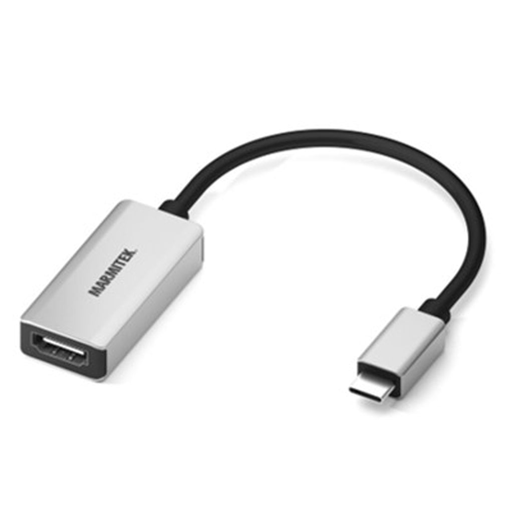 Marmitek Connect USB-C to HDMI Adapter Silver/Black