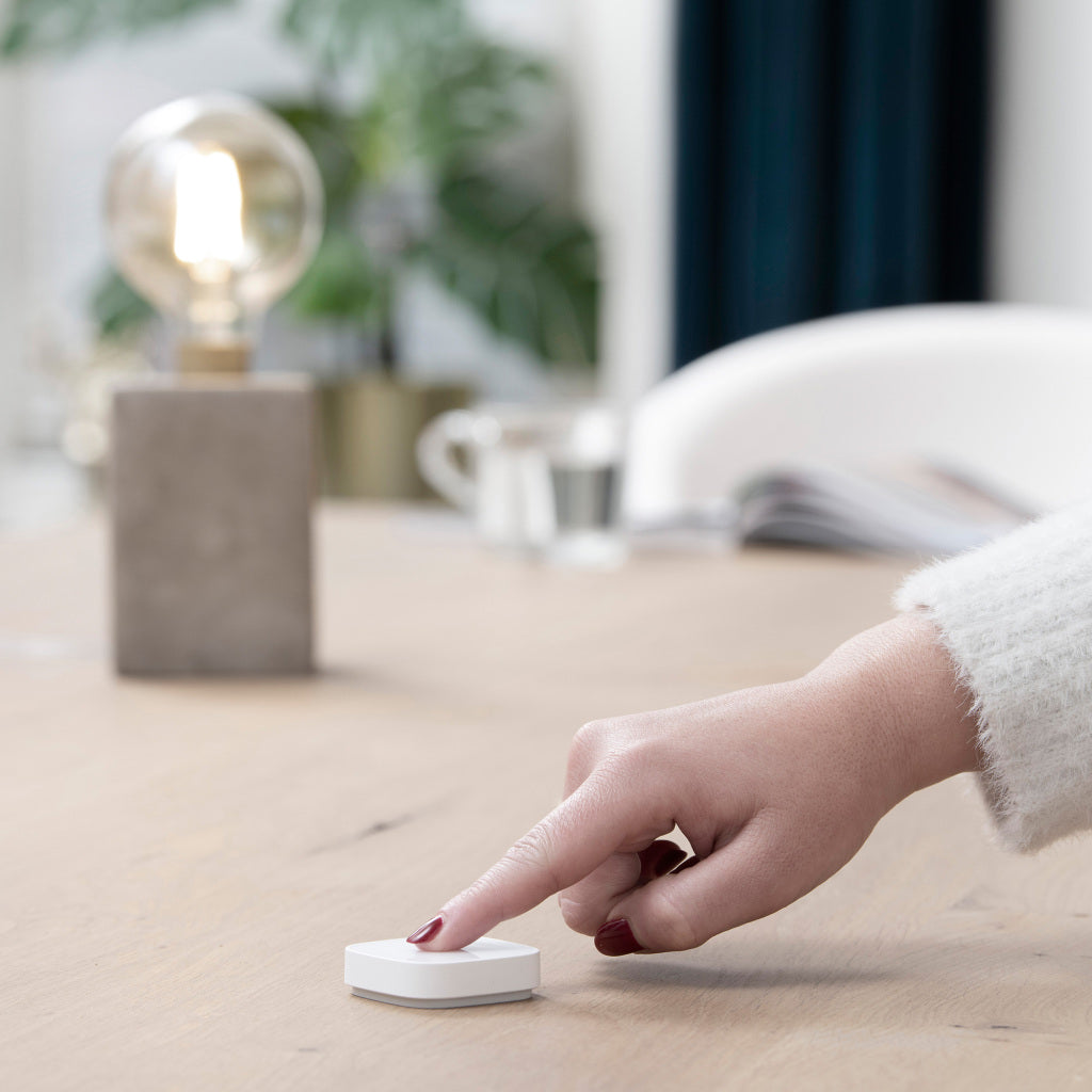 Marmitek Smart Zigbee Push-Me Button White - Requires Zigbee Gateway - Control Smart Me Products