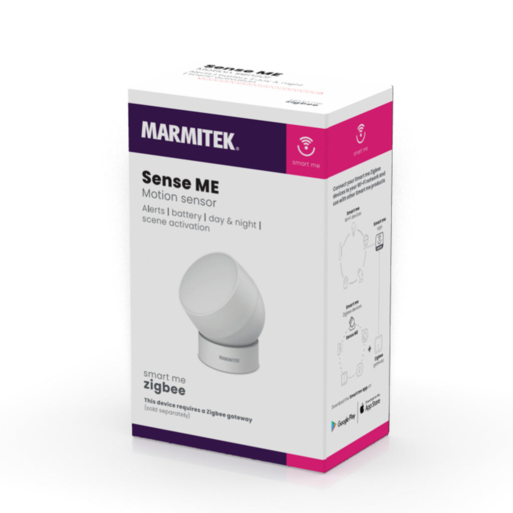 Marmitek Smart Zigbee Sense-Me Motion Sensor - 7 m Detection Range