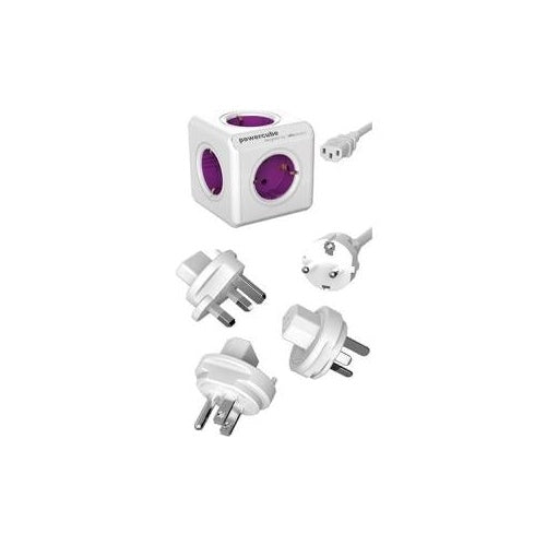 Allocacoc PowerCube ReWirable USB - Stromverteilungseinheit - Wechselstrom 100-250 V - 4 Ausgangsstecker (1811/DERU3P) - 8718444083412 - image 1