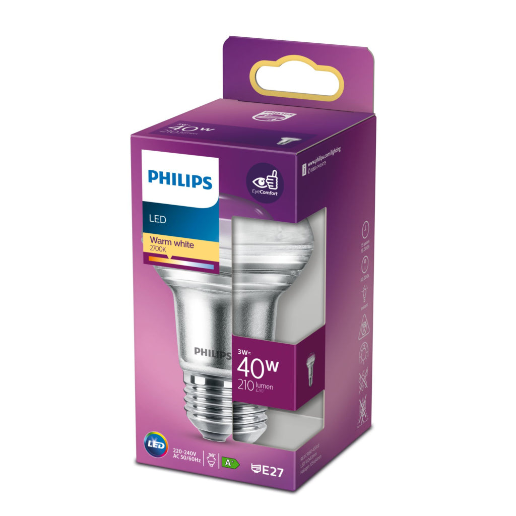 Philips LED Reflector 40W E27 Warm White