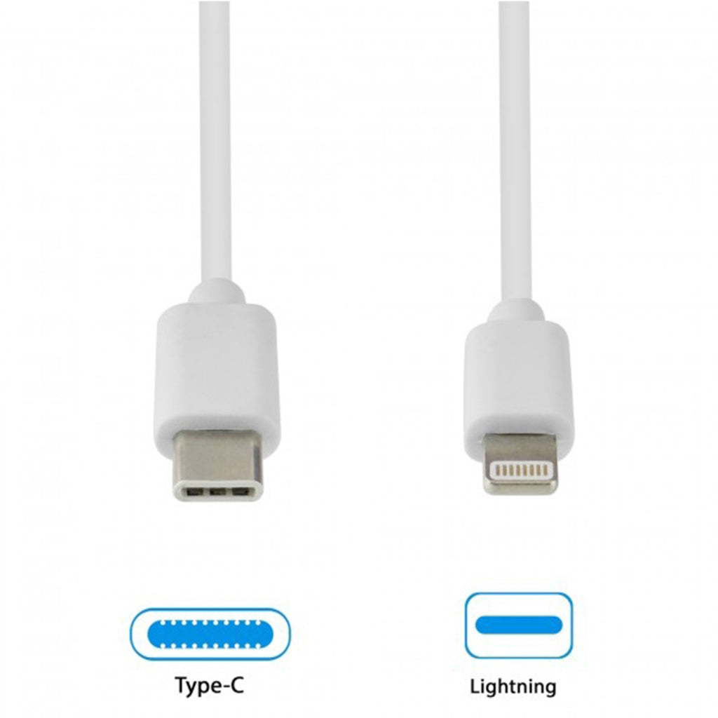 GrabNGo GNG USB-C to Lightning Cable 3 m White lightn.3m