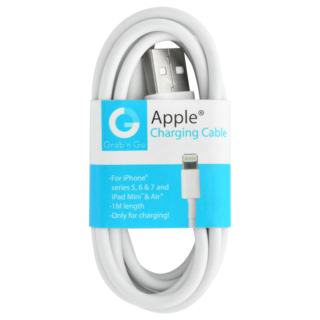 GrabNGo Apple Charging Cable 1 m USB Lightning