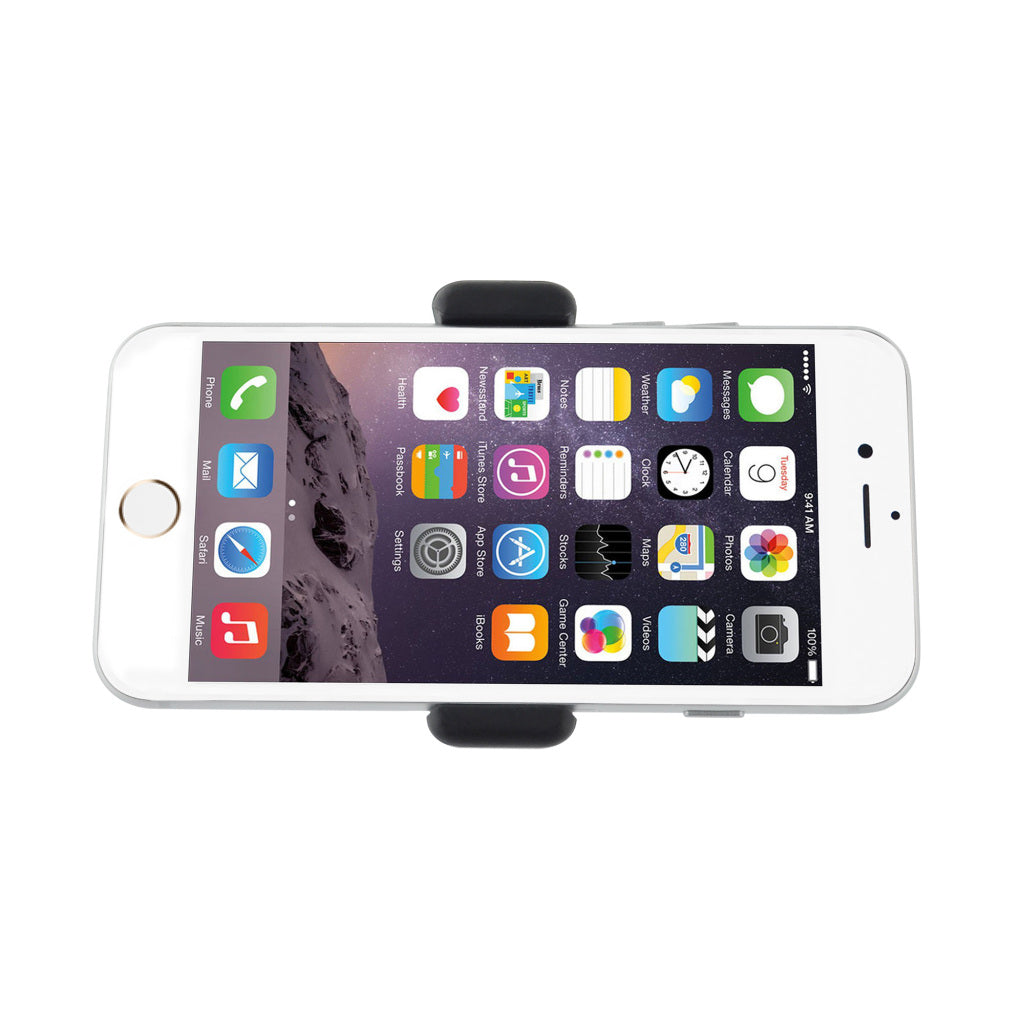 GrabNGo Mini Car Vent Phone Holder with Fan Black