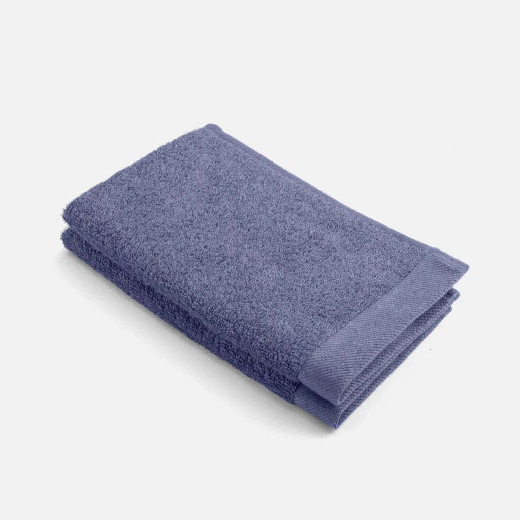 Walra Guest Towel 30x50 cm 2 Pieces Recycled Cotton/Blue