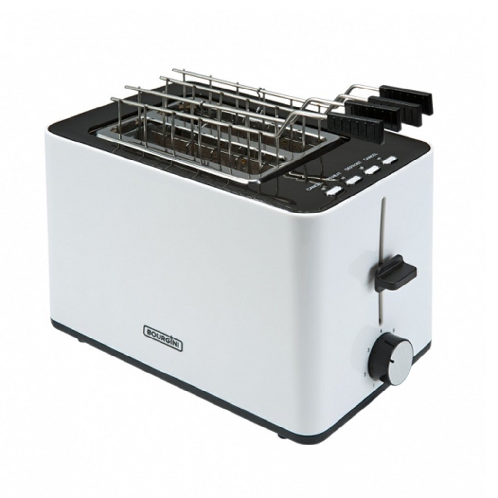Bourgini Sandwich Toaster 850W White, 2 Slices