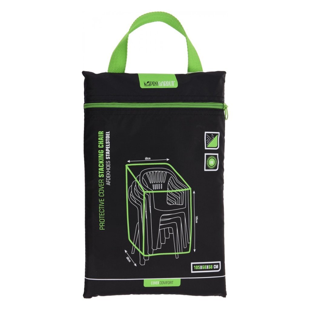 Pro Garden Garden Chair Cover 68x68x105 cm Black