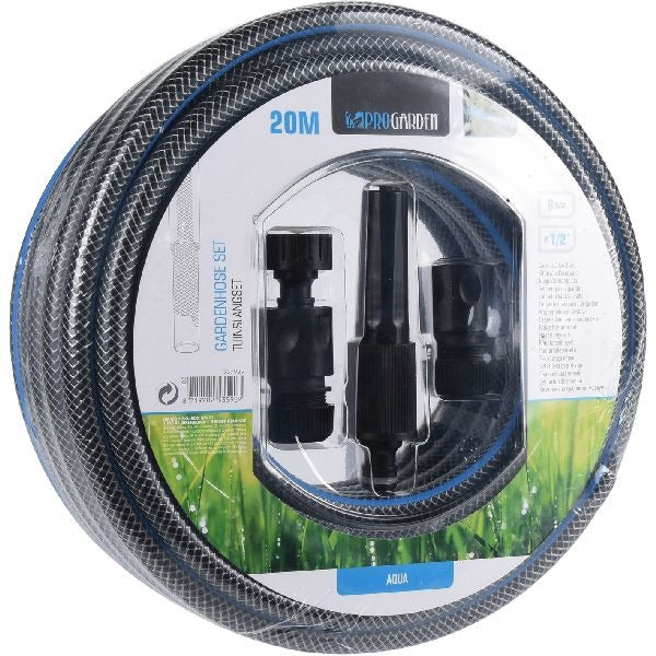 Pro Garden Garden Hose 20 M + Coupling Set