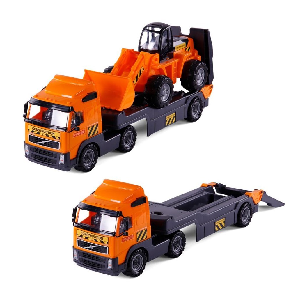 Polesie Volvo Truck with Bulldozer Orange/Black