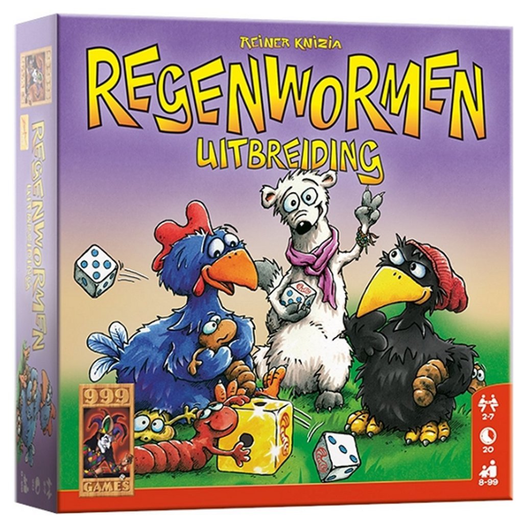 999 Games Earthworms Expansion - Additional Tiles and Tokens for 2-7 Players